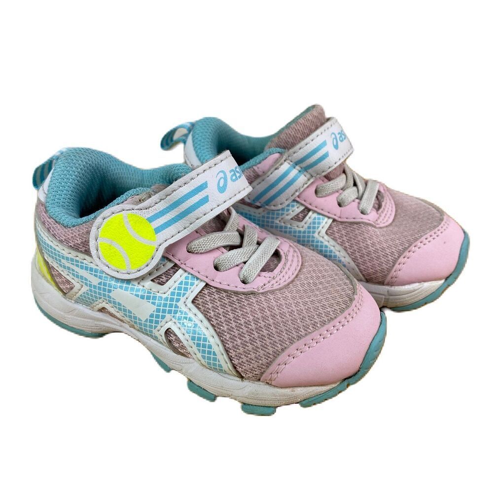 Asics Contend 6 Ts School Yard Jr 1 Pink Size 5K Girls Colorful